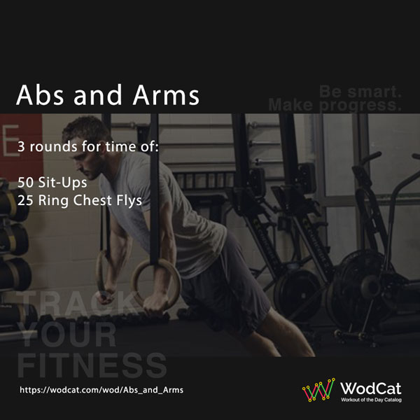 Workout CROSSFIT WOD Abs and Arms