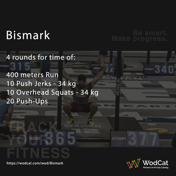 Workout CROSSFIT WOD Bismark