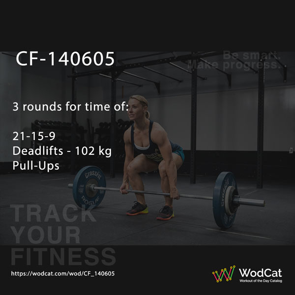 Workout CROSSFIT WOD CF-140605
