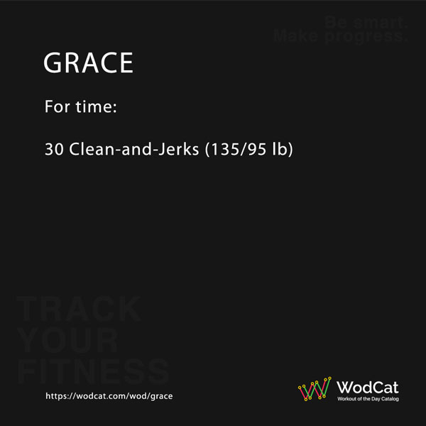 CROSSFIT WOD Grace CROSSFIT WOD Grace