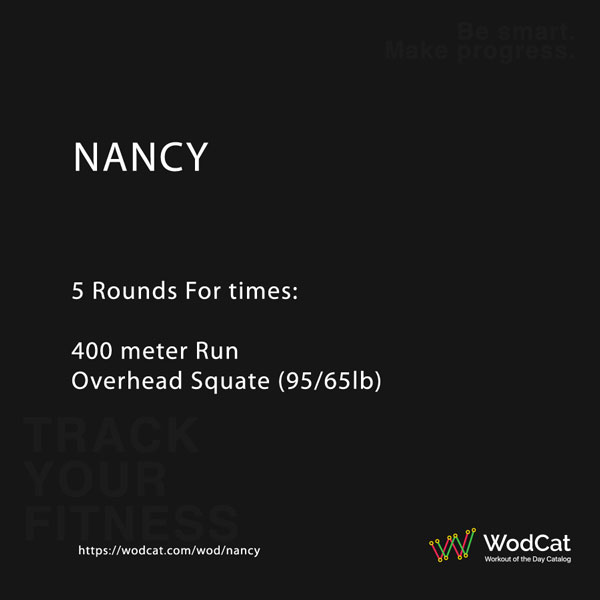Workout CROSSFIT WOD Nancy