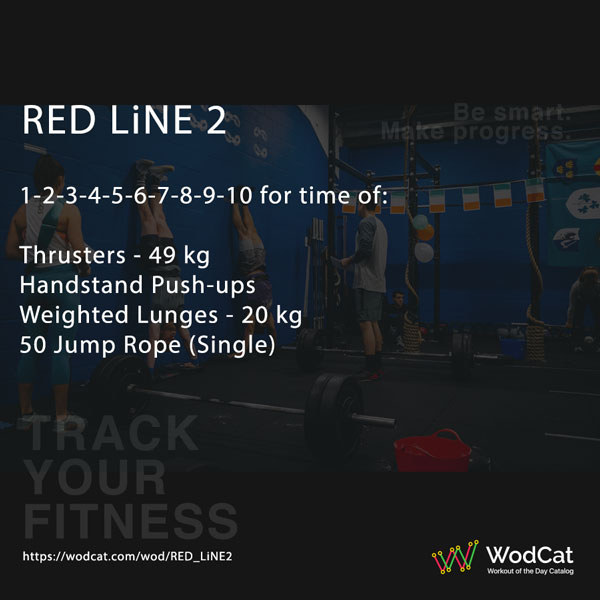 Angaben über das Training CROSSFIT WOD RED LiNE 2