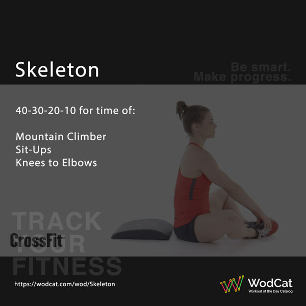 Skeleton workout WOD WodCat workouts