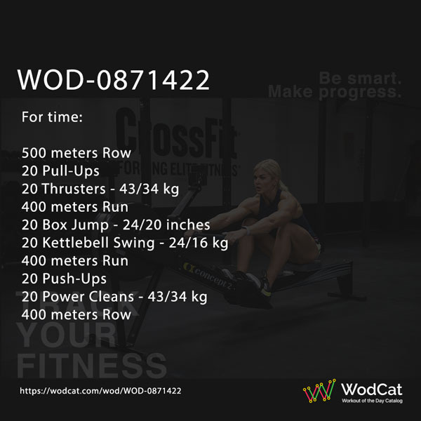 WOD 0871422 Ejercicios Crossfit WOD Entrenamiento del dia WodCat entrenamientos en espanol