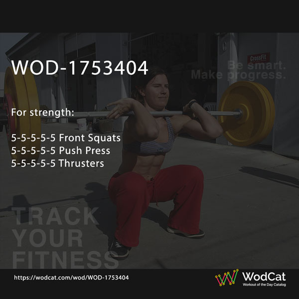 Workout CROSSFIT WOD WOD-1753404
