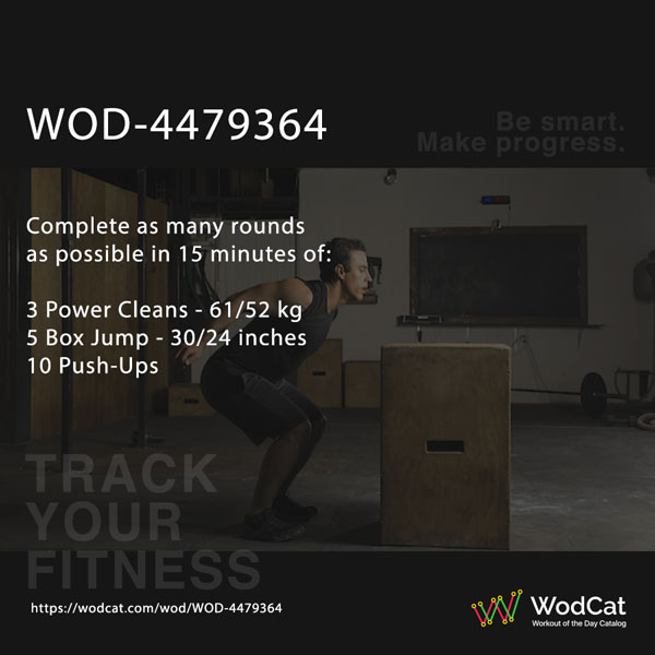 Entrenamiento CROSSFIT WOD WOD-4479364