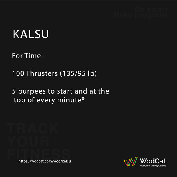 Workout CROSSFIT WOD KALSU